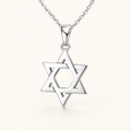 Heritage Magen David pendant in sterling silver, studio photo